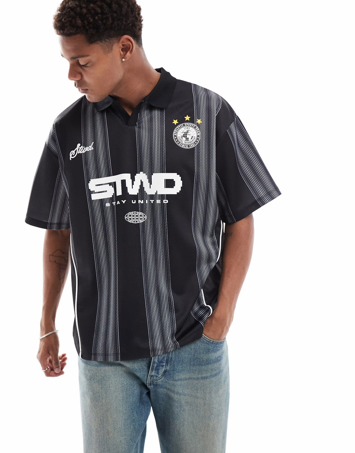 STAY UNITED '91 Boxy Streetwear Jersey