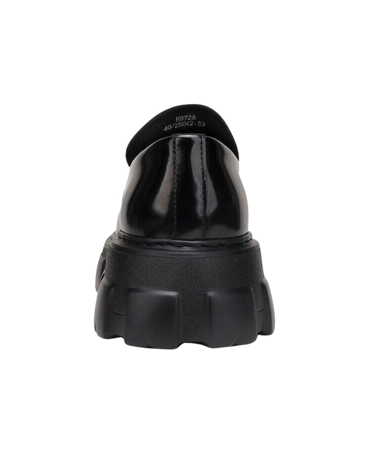 The Heritage Lug-Sole Penny Loafers - Midnight Black