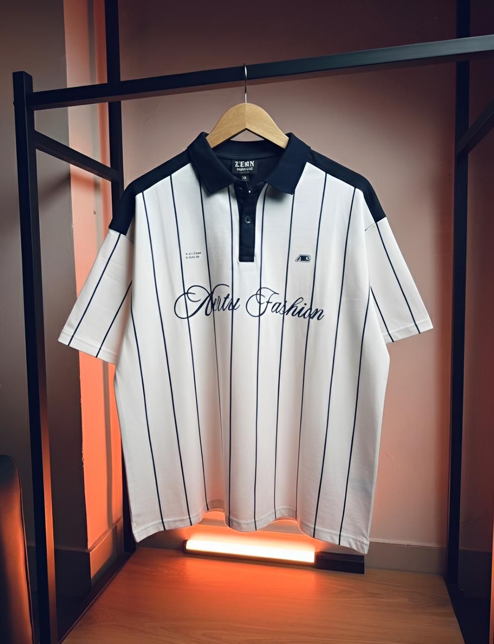 𝗛𝗘𝗥𝗜𝗧𝗔𝗚𝗘 𝗦𝗧𝗥𝗜𝗣𝗘 𝗣𝗢𝗟𝗢 𝗦𝗛𝗜𝗥𝗧 [WHITE]