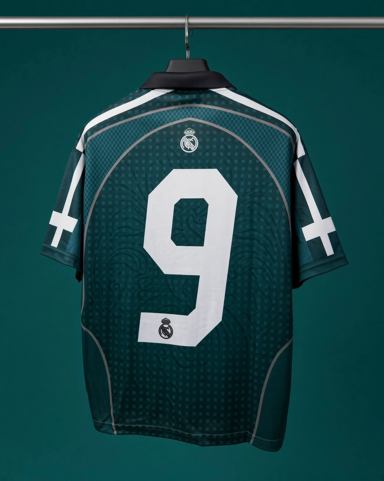 Real Madrid Custom Jersey – Emerald Green (#9 Edition)