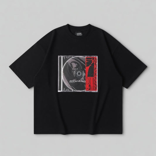''BLACK'' Oversized Heavyweight Drop Shoulder T-Shirt.