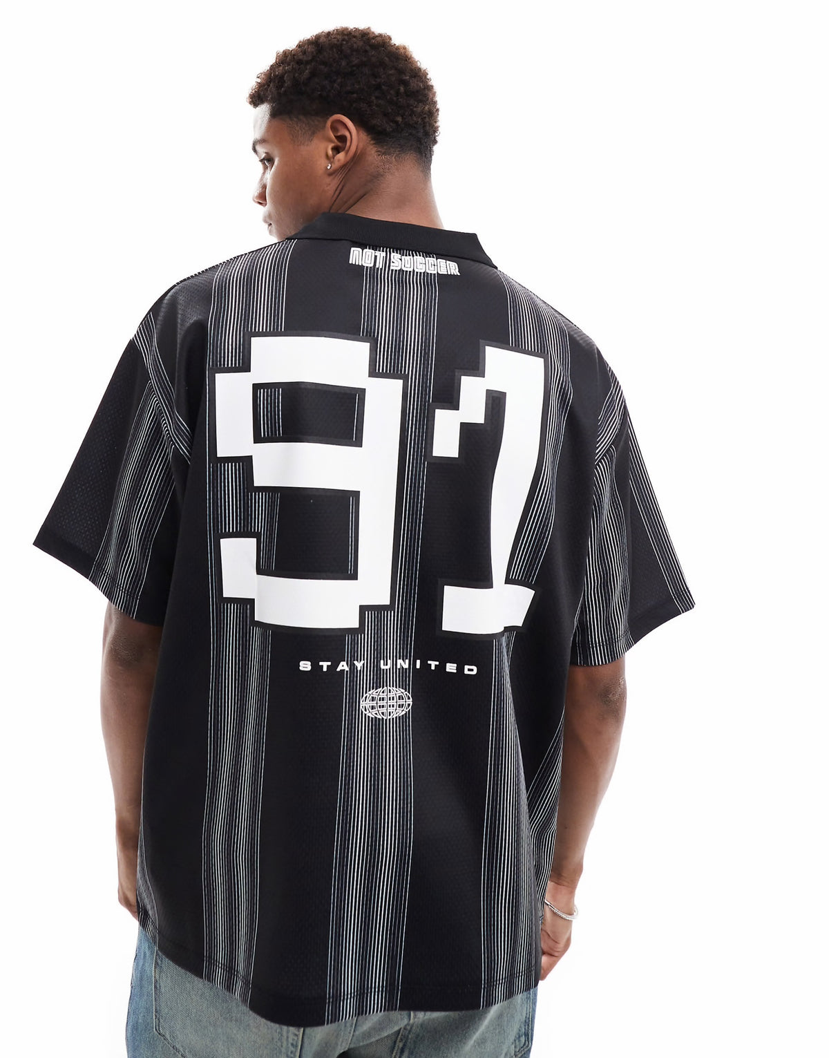 STAY UNITED '91 Boxy Streetwear Jersey