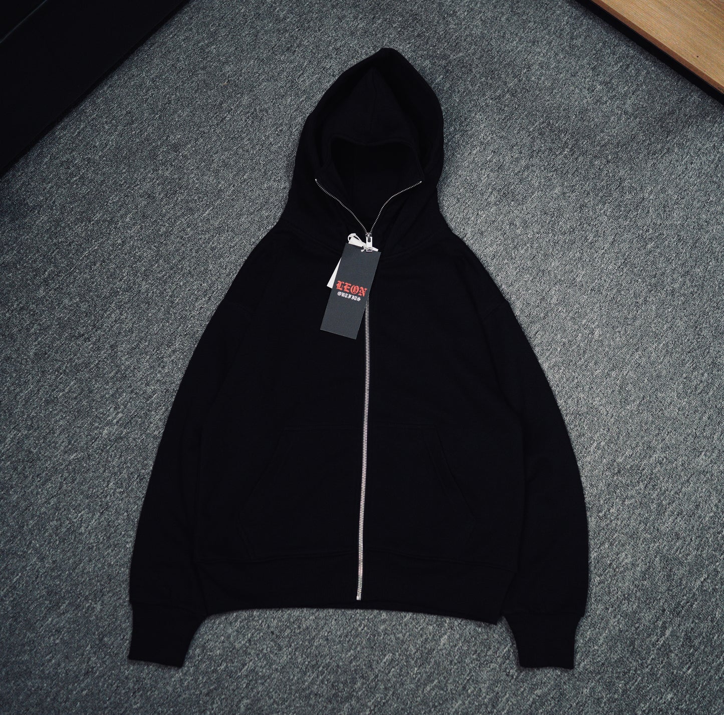 400 GSM Heavyweight Balaclava Hoodie - Oversized Stealth Fit
