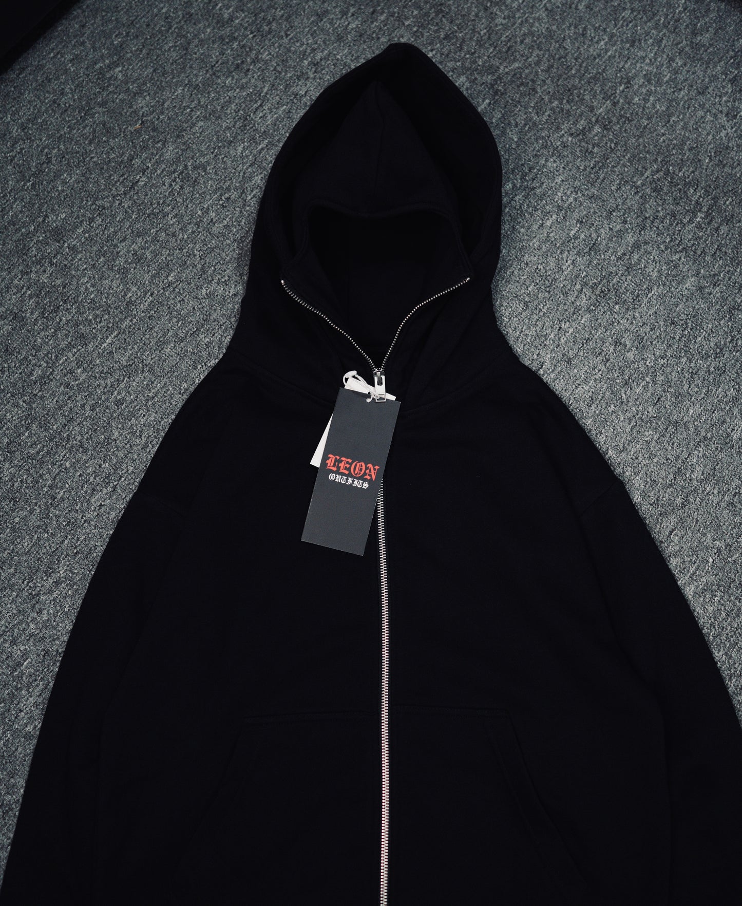 400 GSM Heavyweight Balaclava Hoodie - Oversized Stealth Fit