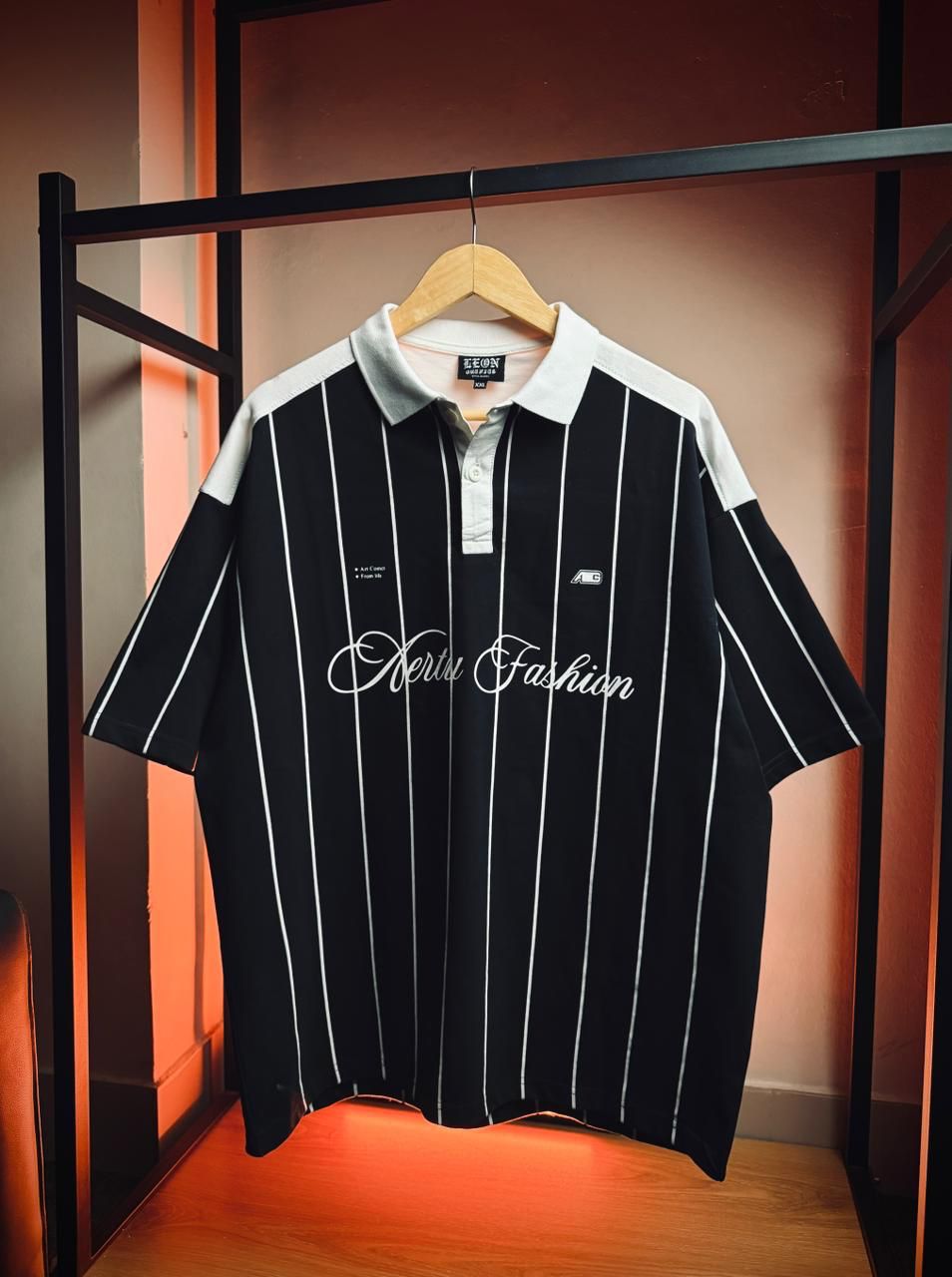 𝗛𝗘𝗥𝗜𝗧𝗔𝗚𝗘 𝗦𝗧𝗥𝗜𝗣𝗘 𝗣𝗢𝗟𝗢 𝗦𝗛𝗜𝗥𝗧 [BLACK]