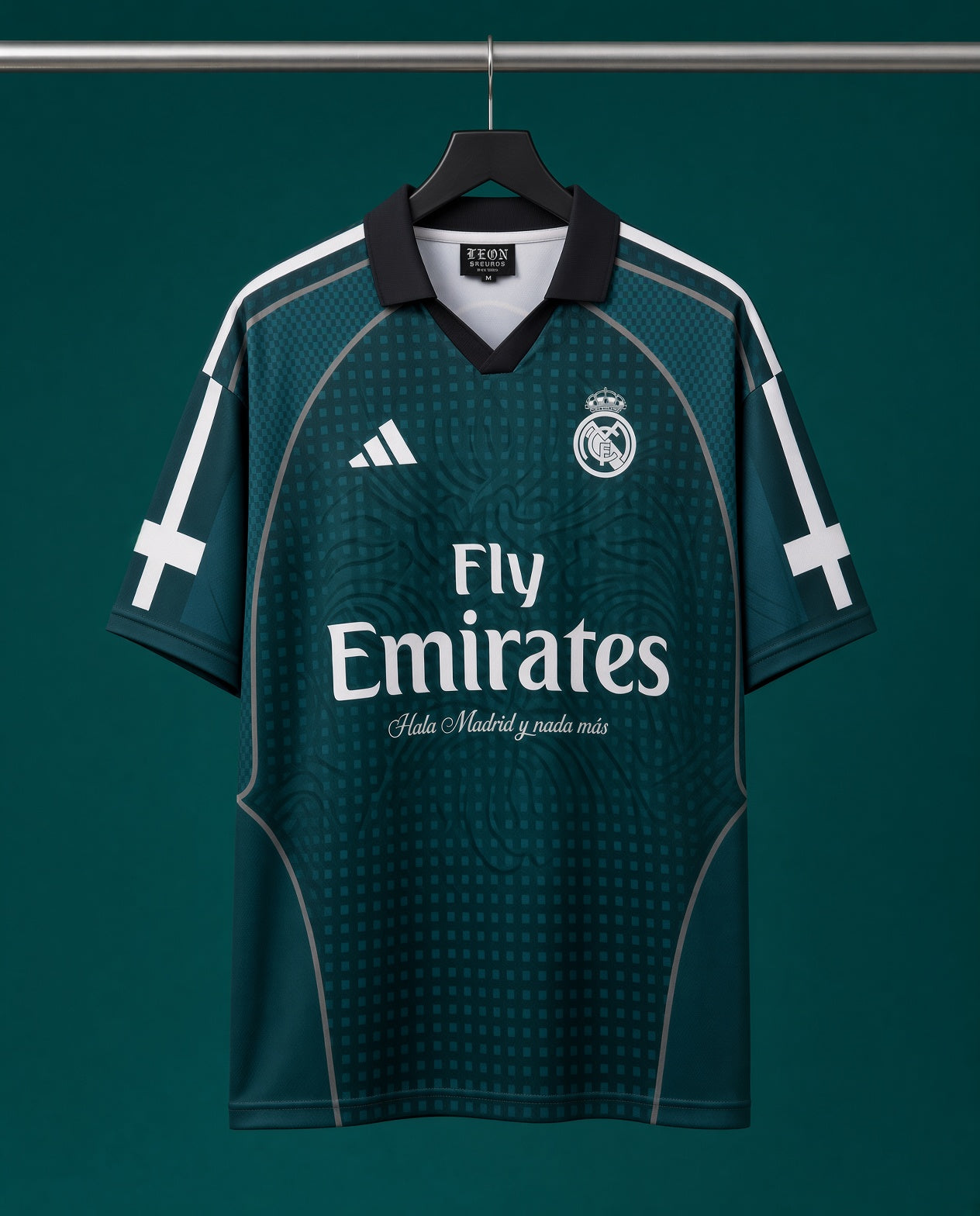 Real Madrid Custom Jersey – Emerald Green (#9 Edition)