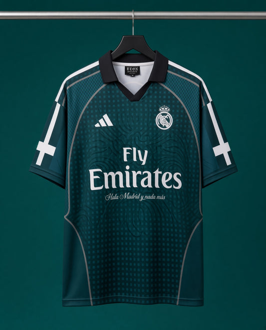 Real Madrid Custom Jersey – Emerald Green (#9 Edition)